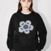 Boke Flower’ Embroidered Sweatshirt in Cotton