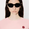 Boke Flower’ Embroidered T-Shirt in Cotton