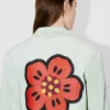 Boke Flower’ Embroidered Workwear Jacket in Japanese Denim