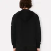 Boke Flower’ Embroidered Zipped Hoodie in Cotton