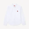 Boke Flower’ Fitted Shirt in Cotton Oxford