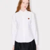 Boke Flower’ Fitted Shirt in Cotton Oxford