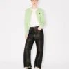 Boke Flower’ Knit Cardigan in Cotton and Wool