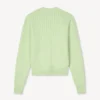 Boke Flower’ Knit Cardigan in Cotton and Wool