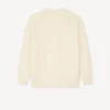 Boke Flower’ Loose Knit Cardigan in Cotton and Wool