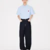 Boke Flower’ Short Sleeve Shirt in Cotton Oxford