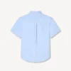 Boke Flower’ Short Sleeve Shirt in Cotton Oxford