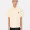 Boke Flower’ Short Sleeve Shirt in Cotton Seersucker