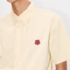 Boke Flower’ Short Sleeve Shirt in Cotton Seersucker