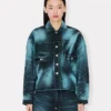 Boke Flower’ Trucker Jacket in Japanese Denim