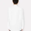 Bow Collar Shirt in Cotton