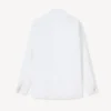 Bow Collar Shirt in Cotton