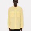 Cargo Overshirt in Cotton Linen