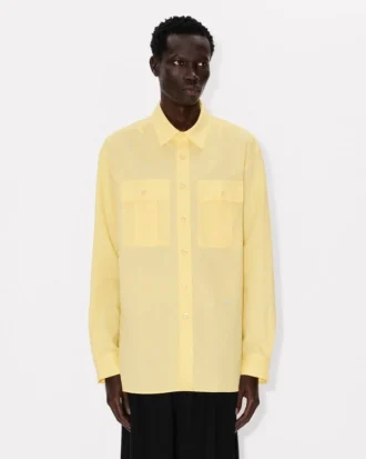 Cargo Overshirt in Cotton Linen