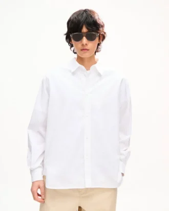 Casual Shirt in Cotton Poplin