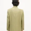 Double Breasted Kimono Tailored Jacket in Virgin Wool