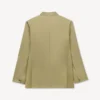 Double Breasted Kimono Tailored Jacket in Virgin Wool