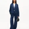 Elasticated Pants in Virgin Wool