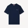 Kenzo Archive Rose’ Embroidered Outlined T-Shirt in Cotton