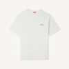 Kenzo Archive Rose’ Embroidered Outlined T-Shirt in Cotton