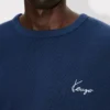 Kenzo Archive Rose’ Embroidered Outlined T-Shirt in Cotton
