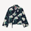 Kenzo Archive Rose’ Light Kimono Jacket in Cotton