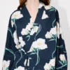 Kenzo Archive Rose’ Light Kimono Jacket in Cotton