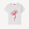 Kenzo Archive Rose’ Outlined T-Shirt in Cotton