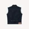Kenzo Badges’ Cut off Trucker in Japanese Denim