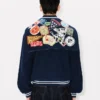 Kenzo Badges’ Embroidered Afterhood Blouson in Cotton
