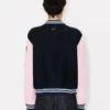 Kenzo Badges’ Embroidered Varsity Jacket in Wool