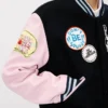 Kenzo Badges’ Embroidered Varsity Jacket in Wool