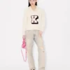 Kenzo Badges’ Jumper in Cotton Wool