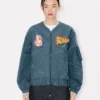 Kenzo Badges’ Light Collarless Bomber