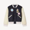 Kenzo Badges’ Oversized Varsity Blouson in Wool