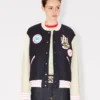 Kenzo Badges’ Oversized Varsity Blouson in Wool