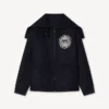 Kenzo Badges’ Peacoat in Mixed Wool