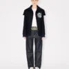 Kenzo Badges’ Peacoat in Mixed Wool