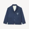 Kenzo Badges’ Quilted Workwear Jacket in Cupro