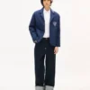 Kenzo Badges’ Quilted Workwear Jacket in Cupro