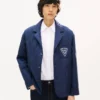 Kenzo Badges’ Quilted Workwear Jacket in Cupro