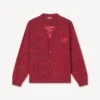 Kenzo Boke Heart’ Cardigan in Cotton Wool