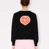 Kenzo Boke Heart’ Cardigan in Cotton Wool