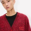 Kenzo Boke Heart’ Cardigan in Cotton Wool