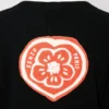 Kenzo Boke Heart’ Cardigan in Cotton Wool