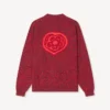 Kenzo Boke Heart’ Cardigan in Cotton Wool