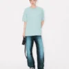 Kenzo Boke Heart’ Embroidered Loose T-Shirt in Cotton