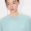 Kenzo Boke Heart’ Embroidered Loose T-Shirt in Cotton