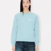 Kenzo Boke Heart’ Embroidered Sweatshirt in Cotton