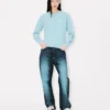 Kenzo Boke Heart’ Embroidered Sweatshirt in Cotton